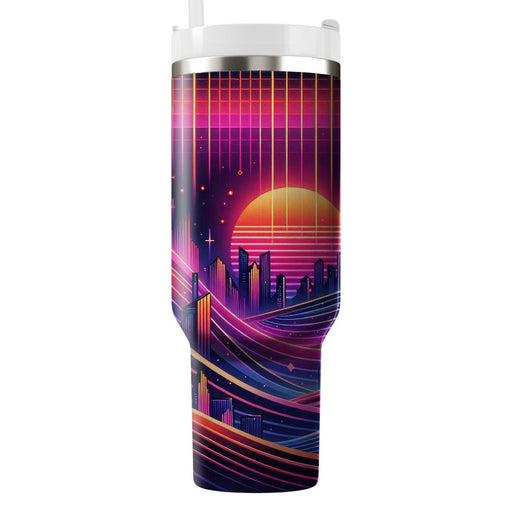 Synthwave Breeze  Tumbler Cups