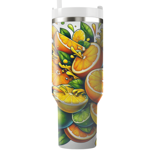 Sunny Citrus Burst  Custom Tumblers