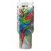 Vibrant Tropical Parrot  Personalized Tumblers