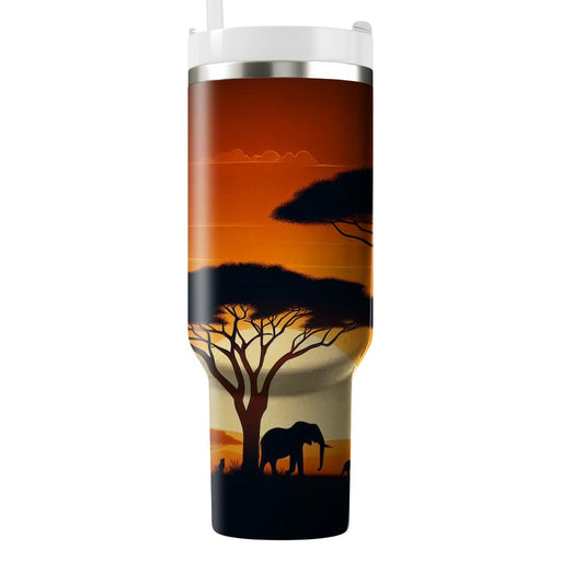 Sunset Safari Adventure  Insulated Tumblers