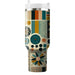 Retro Pattern Patchwork  Travel Tumblers