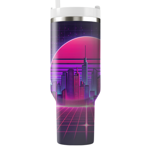 Synthwave Cityscape  Unique Tumblers