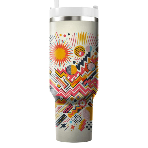 Bright Burst  Tumblers With Lids