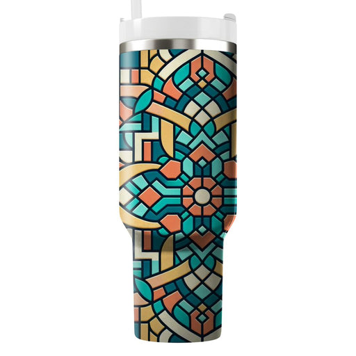 Geometric Mosaic Tiles  Tumblers For Gifts