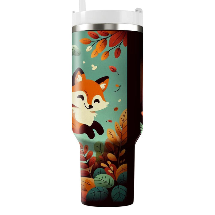 Woodland Fox Frolic  Decorative Tumblers