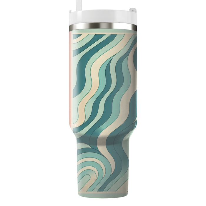 Retro Wave Pattern  Custom Tumblers