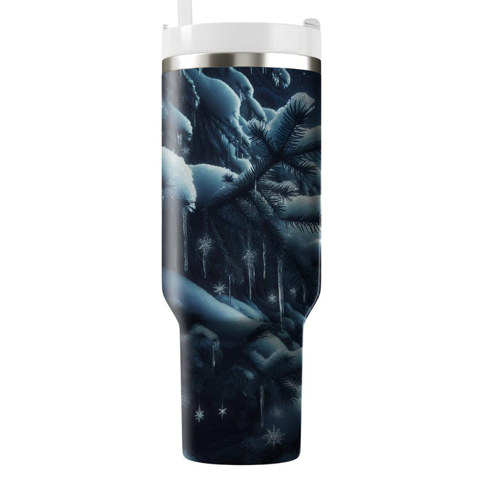 Winter Evergreen Magic  Custom Tumblers