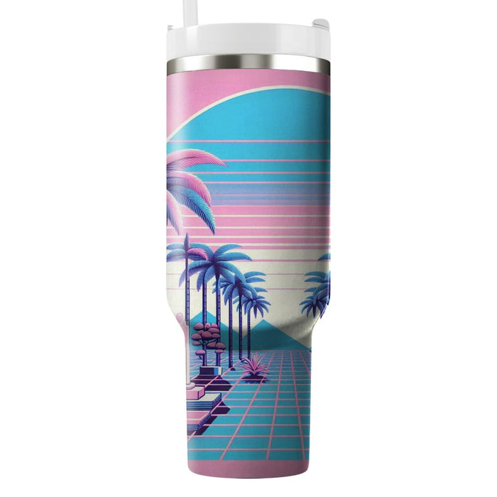 Vaporwave Visions  Insulated Tumblers