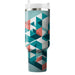 Geometric Prism Pattern  Travel Tumblers