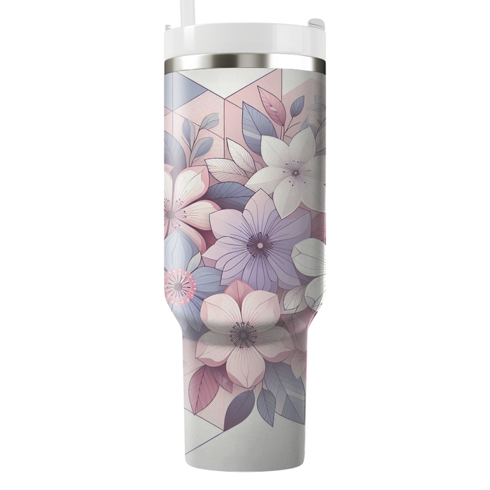 Soft Blossom Floral  Insulated Tumblers