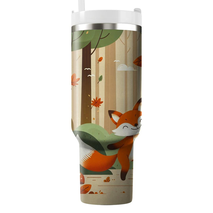 Woodland Fox  Decorative Tumblers