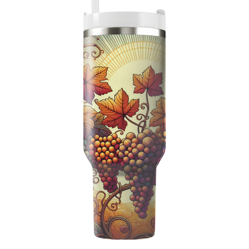 Autumn Vineyard  Travel Tumblers