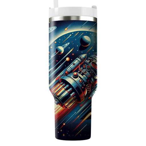 Vintage Sci-fi Space Odyssey  Tumbler Cups