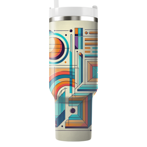 Abstract Lines And Shapes  Custom Tumblers