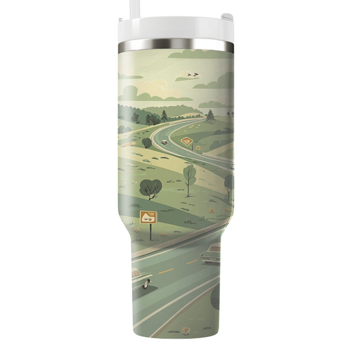 Retro Road Trip Unique Tumblers