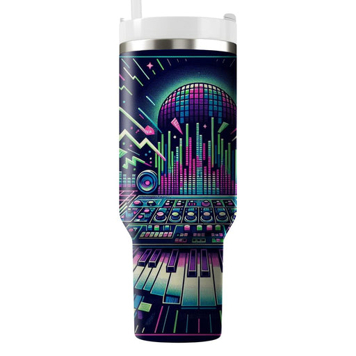 Futuristic Synth Pop  Personalized Tumblers