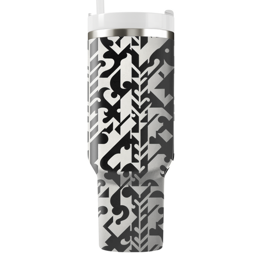 Classic Houndstooth Decorative Tumblers