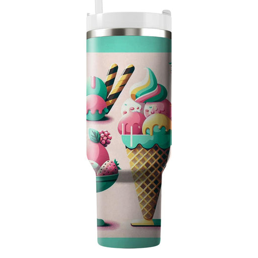 Vibrant Ice Cream Dreams  Custom Tumblers