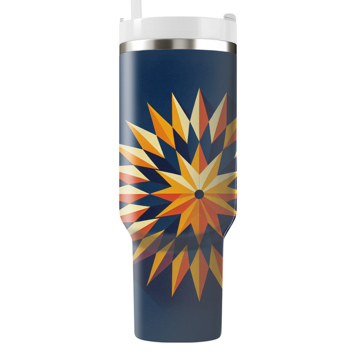 Abstract Sunburst  Decorative Tumblers