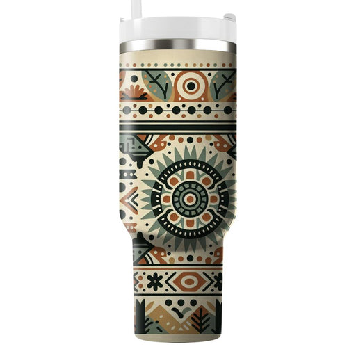 Bohemian Ethnic Patterns  Tumbler Cups