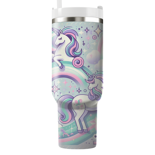 Magical Unicorns Personalized Tumblers