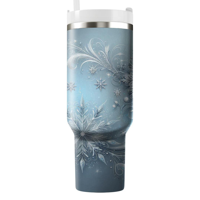 Winter Wonder Glimmer  Unique Tumblers