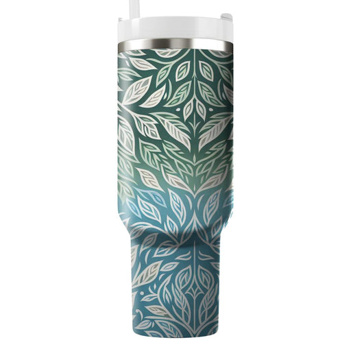 Tranquil Leaf Canopy  Custom Tumblers