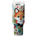 Whimsical Fox And Flowers  Decorative Tumblers