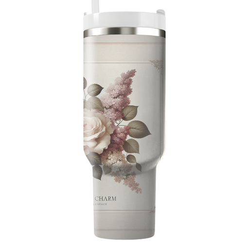 Timeless Floral Charm  Travel Tumblers