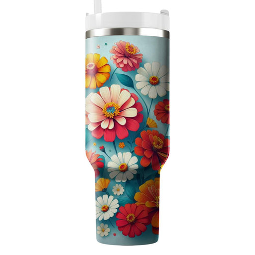 Vibrant Garden Mix  Insulated Tumblers