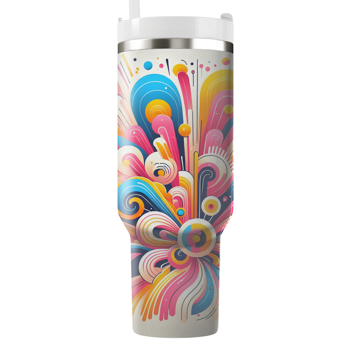 Starburst Swirl  Tumblers With Lids