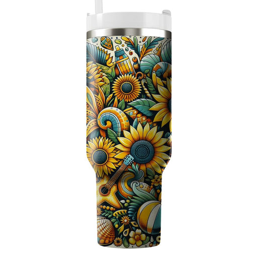 Sunshine Whispers - A Summer Festival  Custom Tumblers