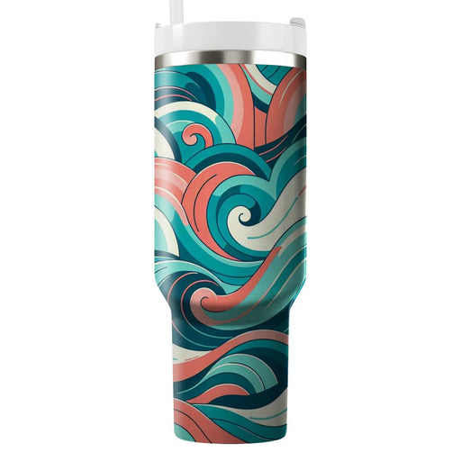 Electric Waves  Insulated Tumblers