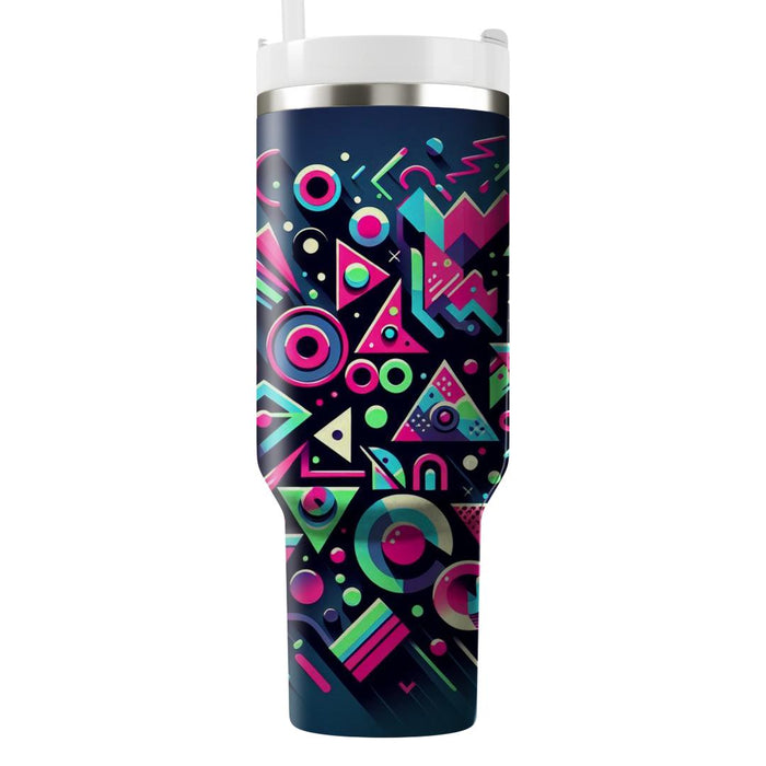 Geometric Funk Travel Tumblers