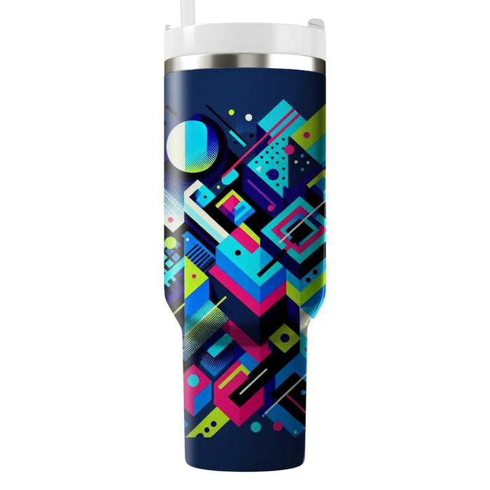 Geometric Graffiti Style  Unique Tumblers