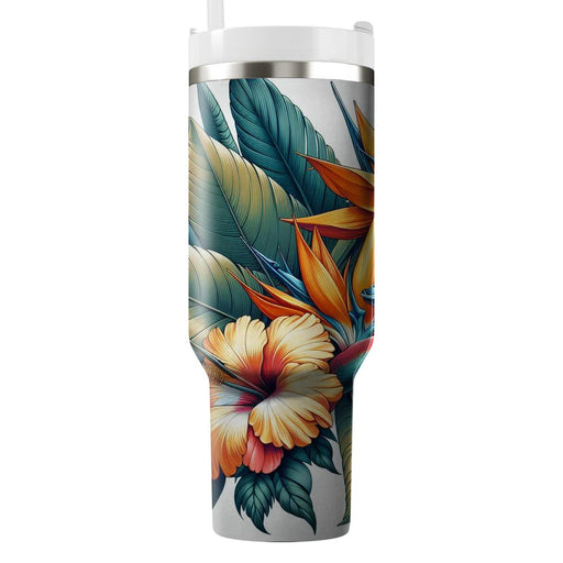 Tropical Floral Reverie  Tumblers For Gifts