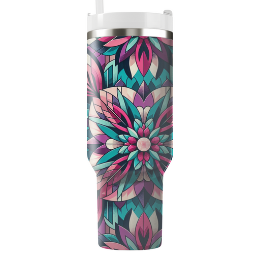 Kaleidoscope Petal Dance Custom Tumblers