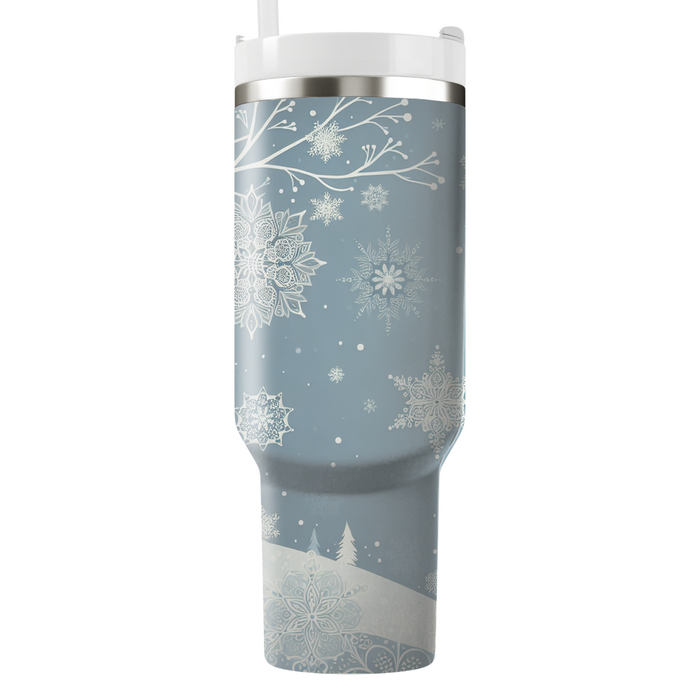 Winter Snowfall  Travel Tumblers