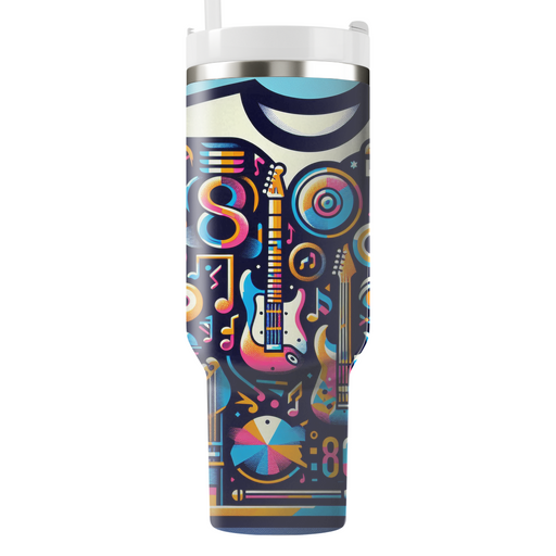 Retro 80s Music Festival T-shirt Custom Tumblers