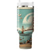 Vintage Travel Destinations  Tumblers With Lids