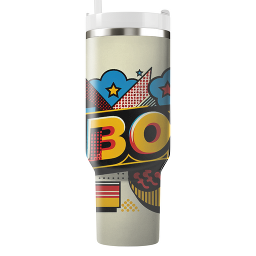 Retro Pop Art Explosion Decorative Tumblers