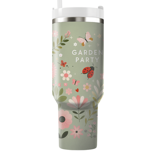 Whimsical Garden Party Unique Tumblers