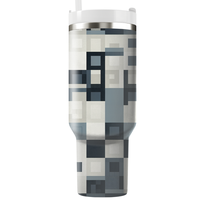 Urban Grid Mosaic  Custom Tumblers