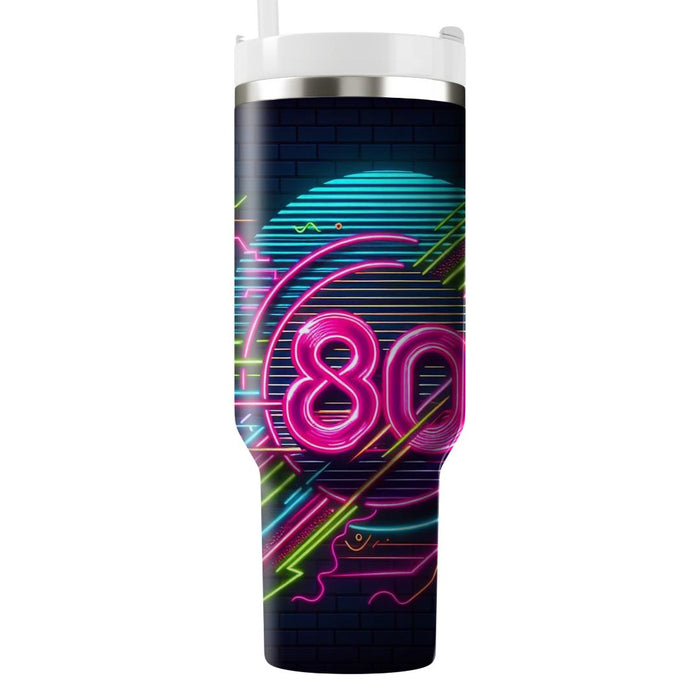 Vibrant Neon Lines  Tumbler Cups