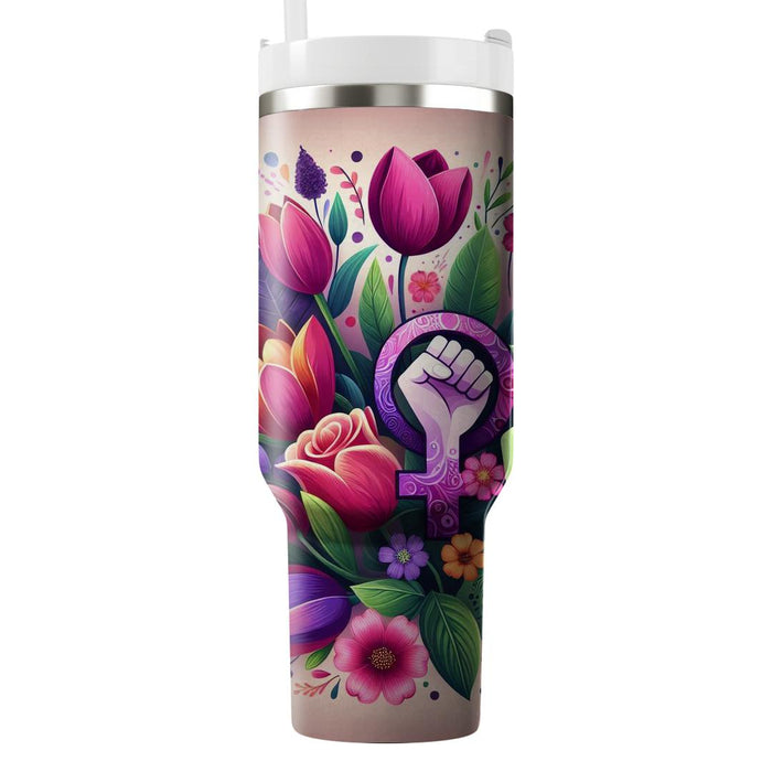 Floral Fantasy - International Women’s Day  Decorative Tumblers