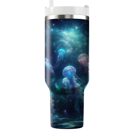 Galactic Jellyfish  Personalized Tumblers