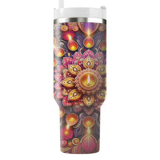 Mosaic Of Lights - Diwali Unity  Decorative Tumblers