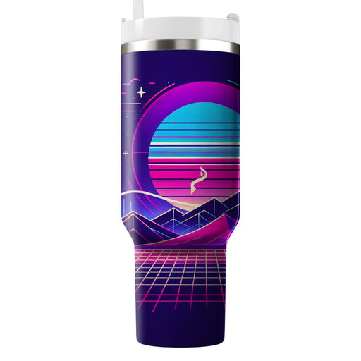 Electric Synthwave  Insulated Tumblers