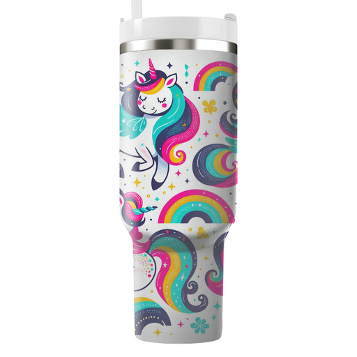 Mystical Unicorns Travel Tumblers