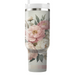 Vintage Peony Charm  Tumblers With Lids